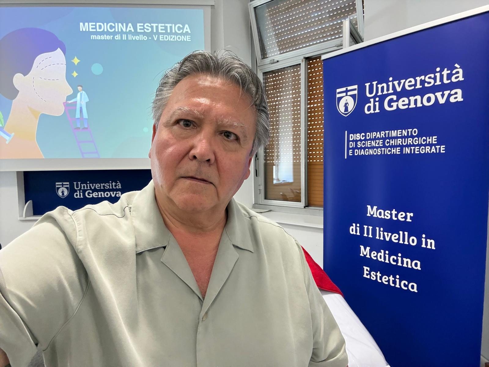 Il Dott. Castellucci al Master di II livello in Medicina Estetica, Università di Genova